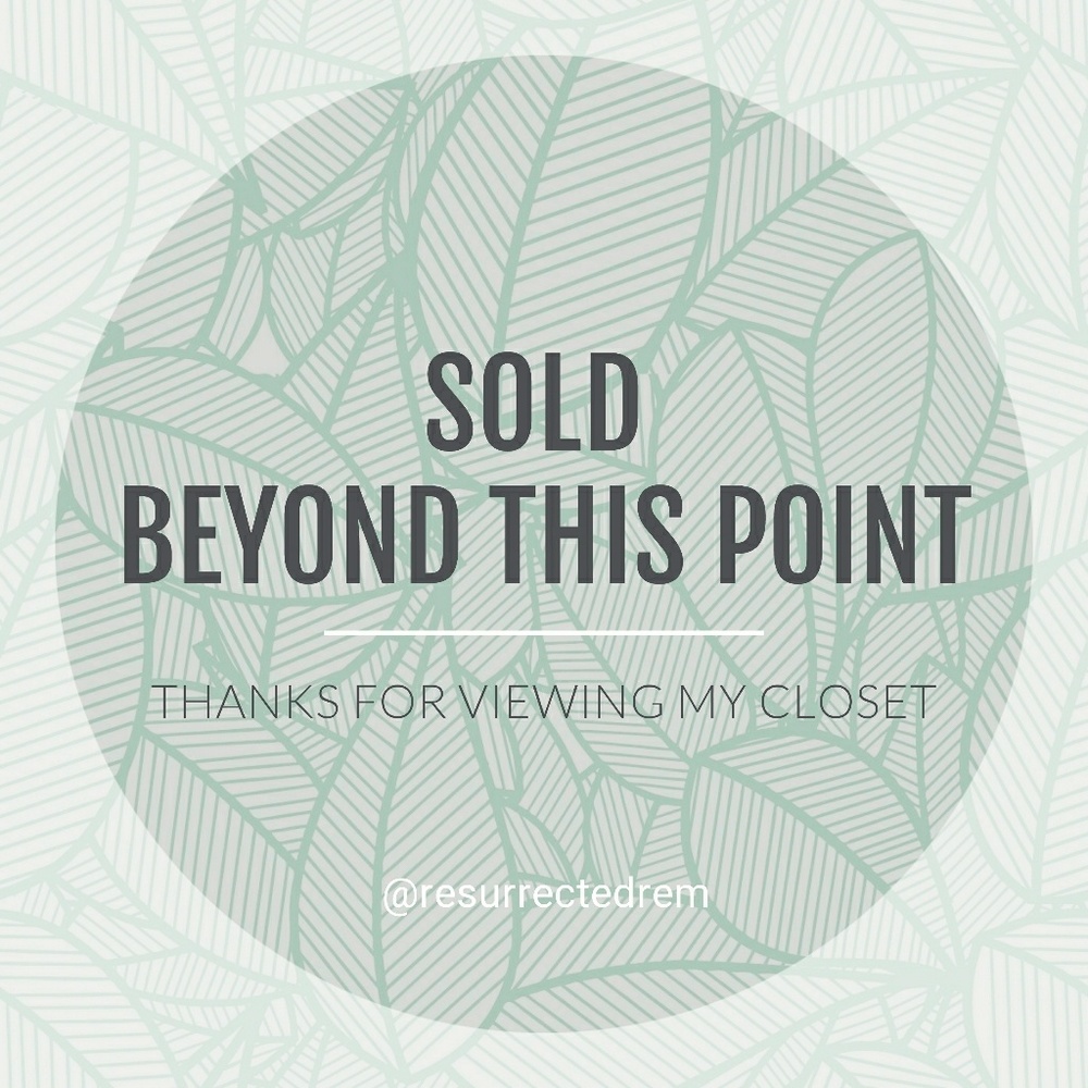 SOLD Beyond This Point